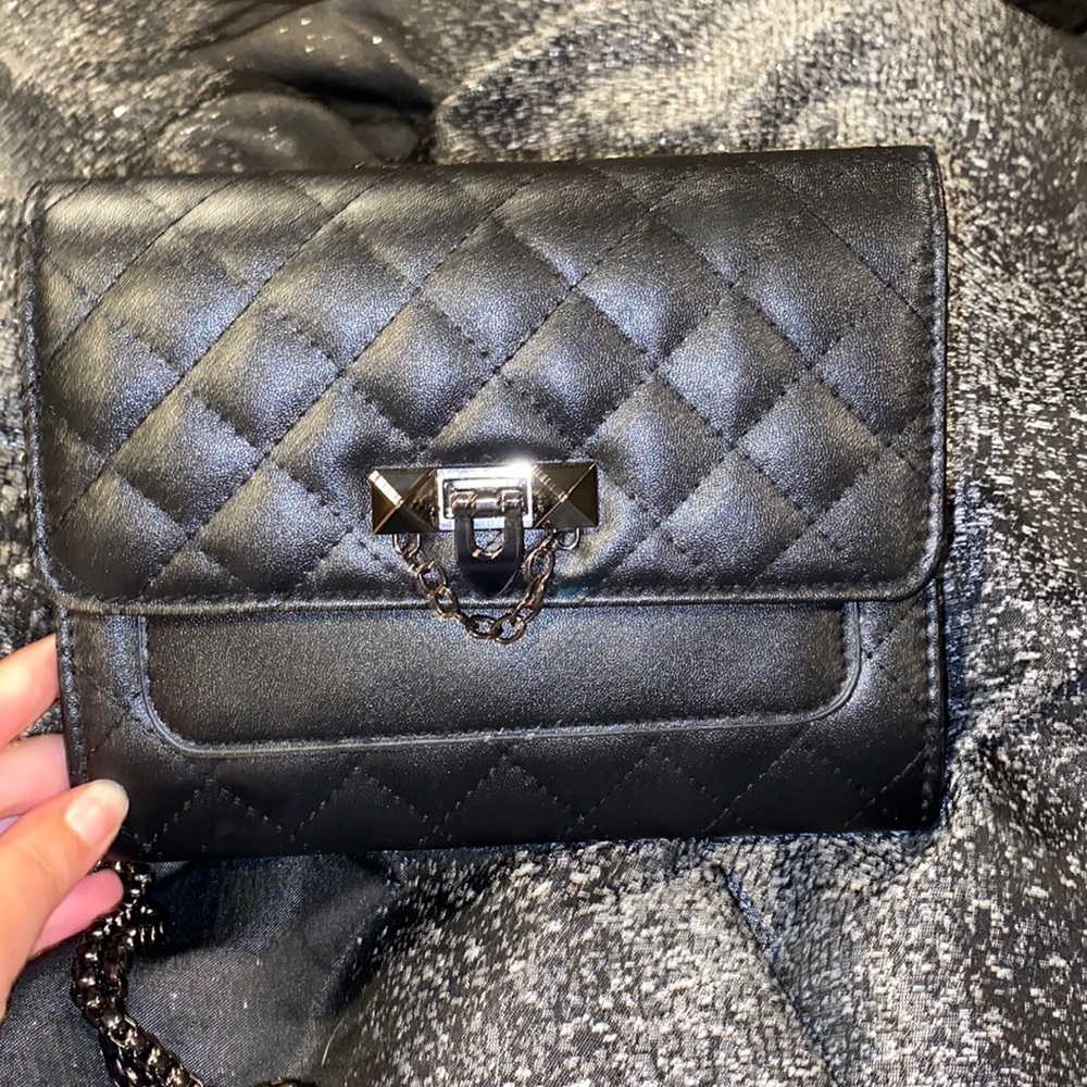 Black Quilted crossbody bag
